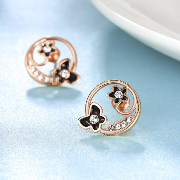 Rose Gold Earrings LSE1038