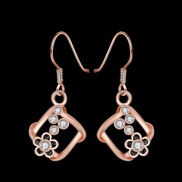 Rose Gold Earrings LSE1044