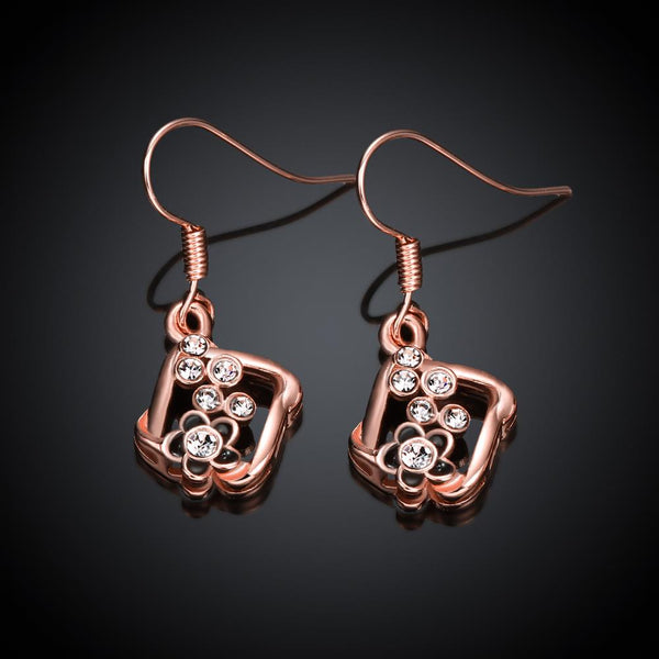 Rose Gold Earrings LSE1044