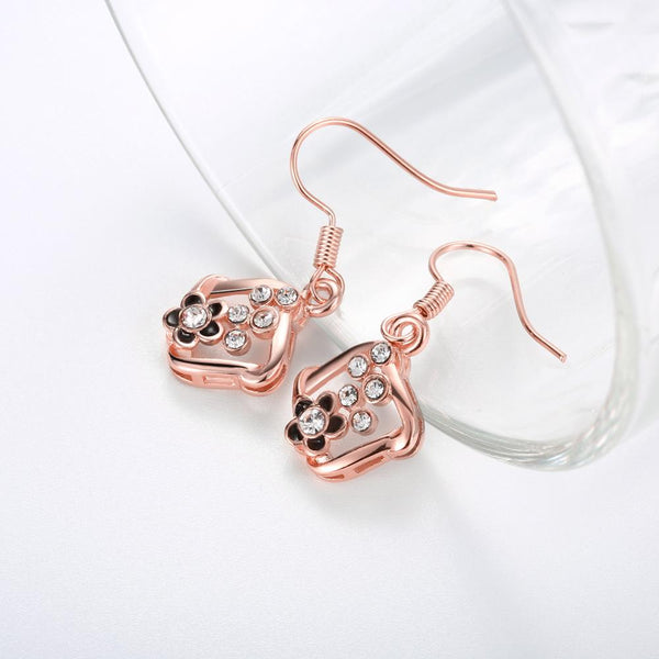 Rose Gold Earrings LSE1044