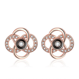 Rose Gold Earrings LSE1046