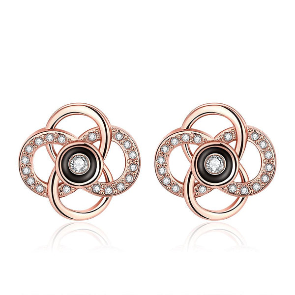 Rose Gold Earrings LSE1046