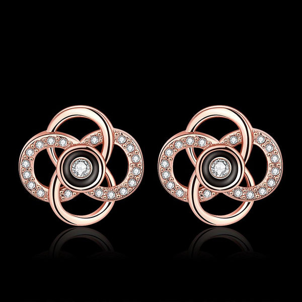 Rose Gold Earrings LSE1046