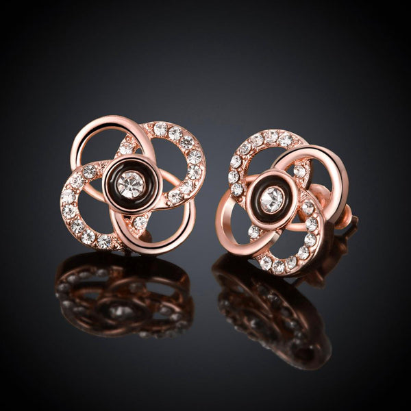 Rose Gold Earrings LSE1046