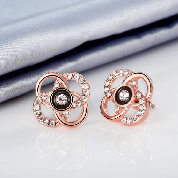 Rose Gold Earrings LSE1046