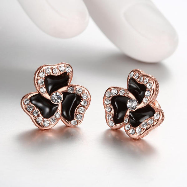 Rose Gold Earrings LSE1048