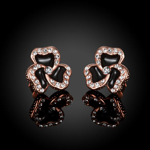 Rose Gold Earrings LSE1048