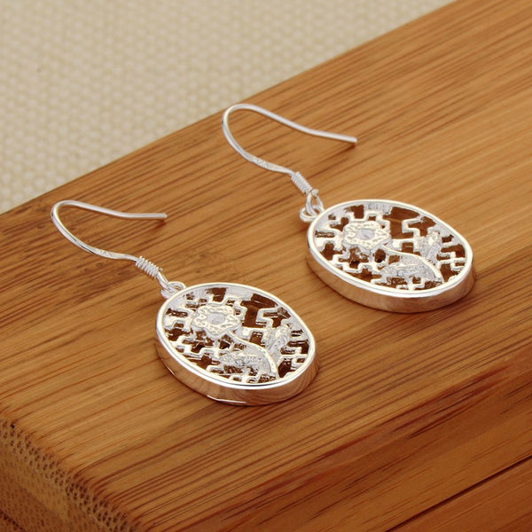 Silver Earrings LSE104