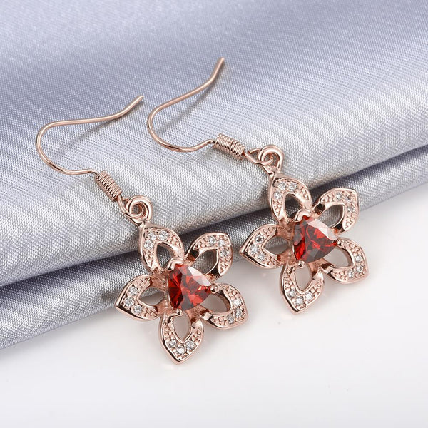 Rose Gold Earrings LSE1052