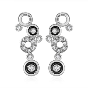 White Gold Earrings LSE1061