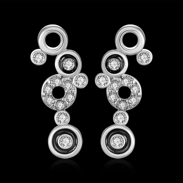 White Gold Earrings LSE1061