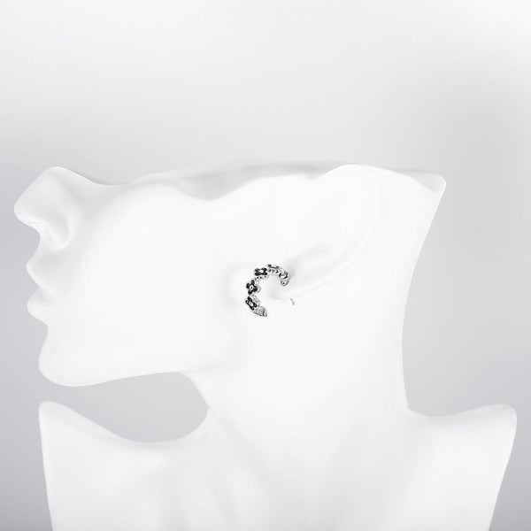 White Gold Earrings LSE1062