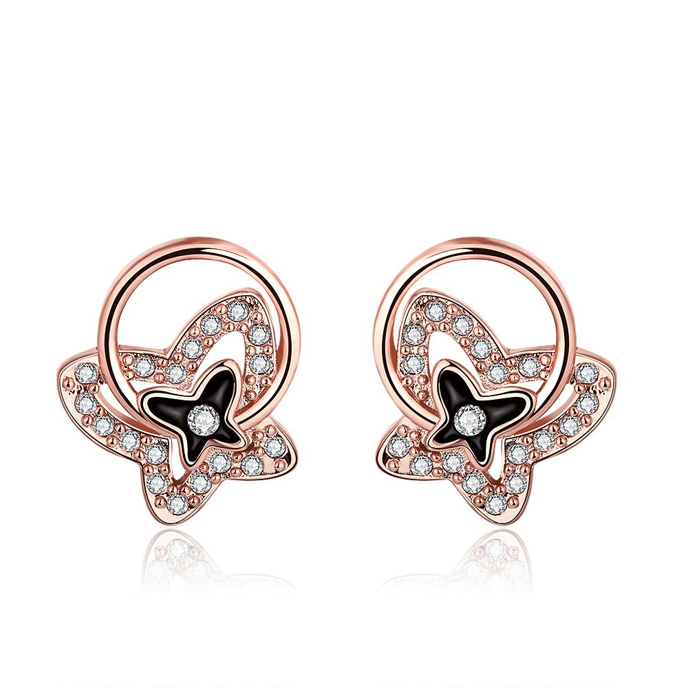 Rose Gold Earrings LSE1064