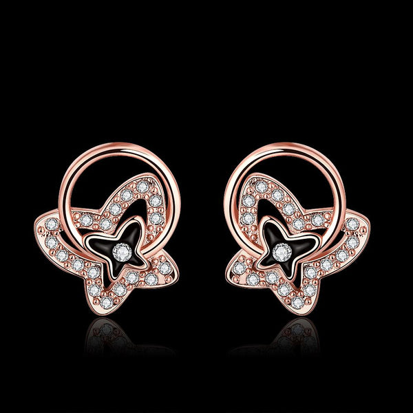 Rose Gold Earrings LSE1064