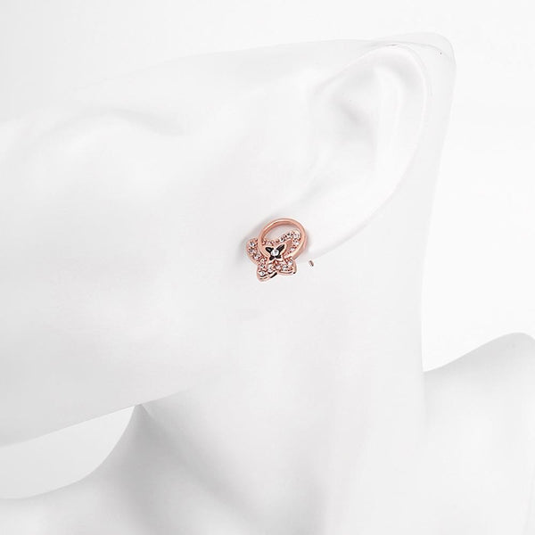 Rose Gold Earrings LSE1064