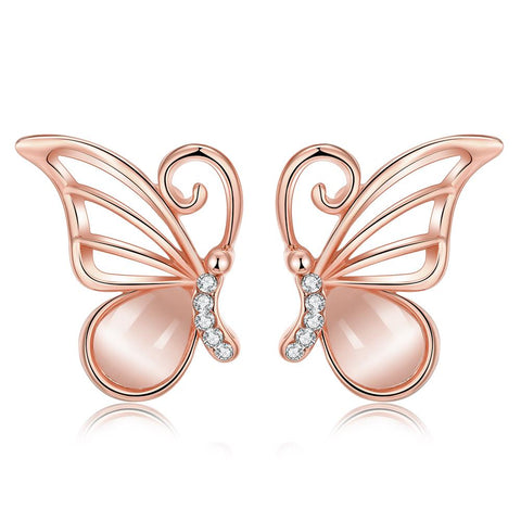 Rose Gold Earrings LSE1070