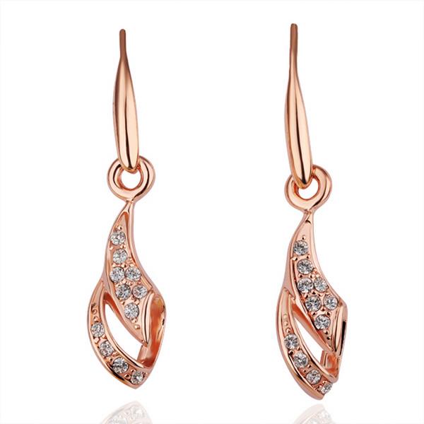 Rose Gold Earrings LSE107