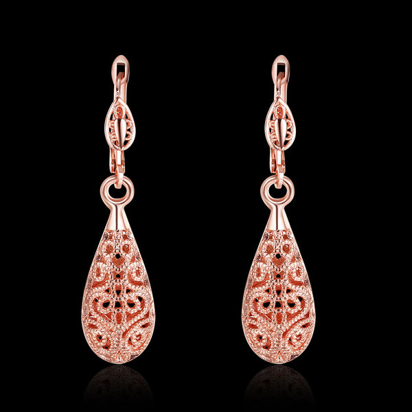 Rose Gold Earrings LSE112