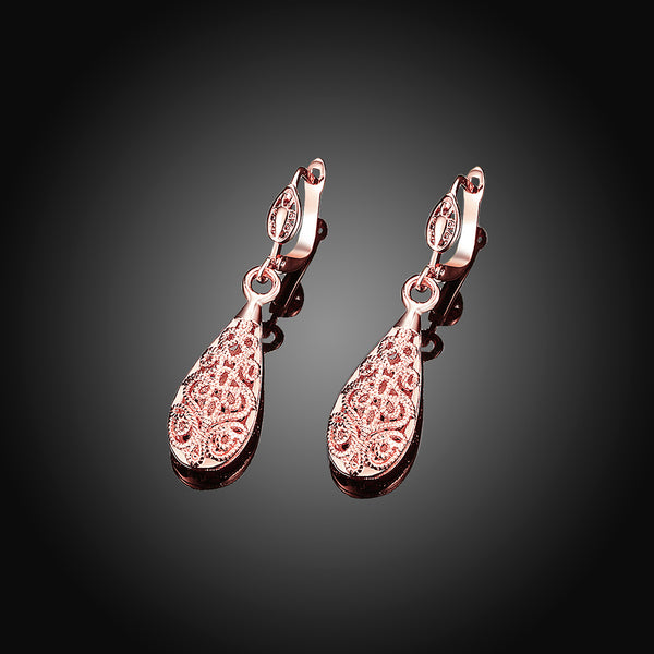 Rose Gold Earrings LSE112