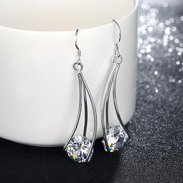 Silver Earrings LSE164