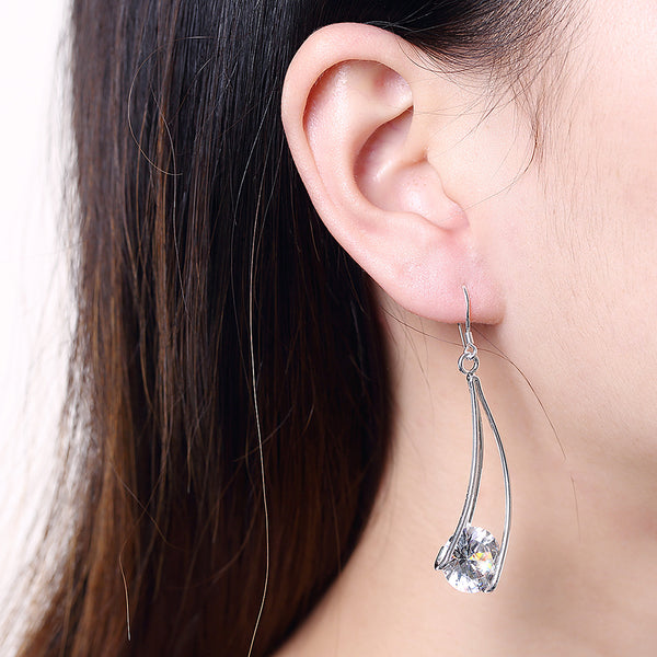 Silver Earrings LSE164