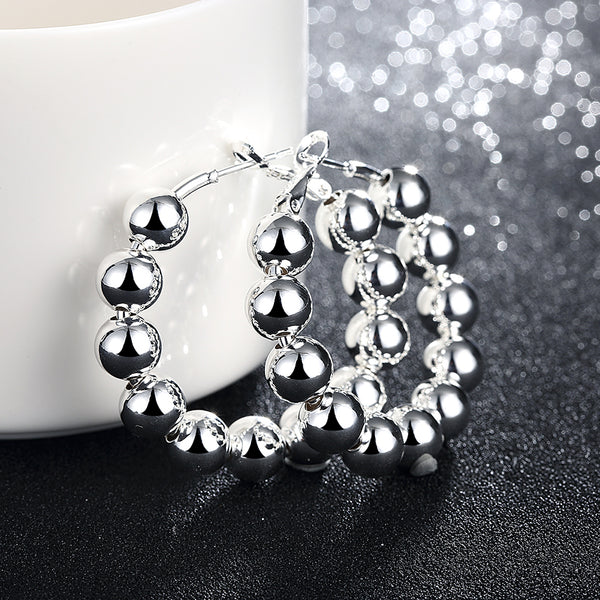 Silver Earrings LSE188