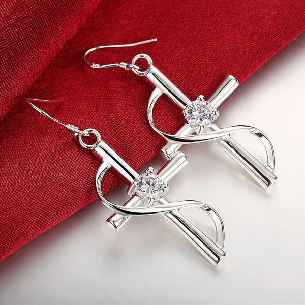 Silver Earrings LSE194