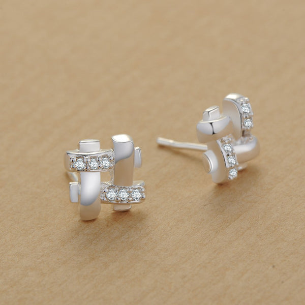 Silver Earrings LSE194