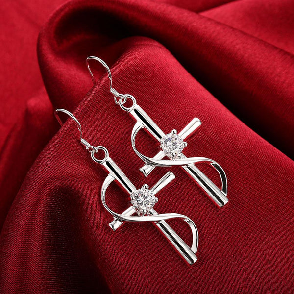 Silver Earrings LSE194