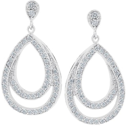 Evening Drop Earrings - E20076R-C01