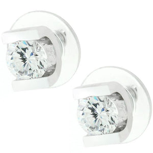 Brilliant Set Cubic Zirconia Earrings - E20124R-S01