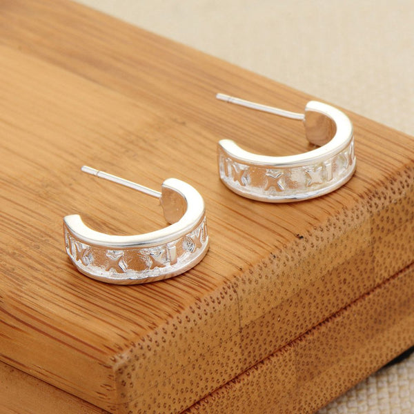 Silver Earrings LSE206