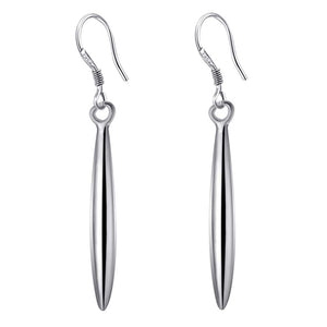 Lucky Silver - Silver Designer Pen Dangle Earrings - LOCAL STOCK - LSE212