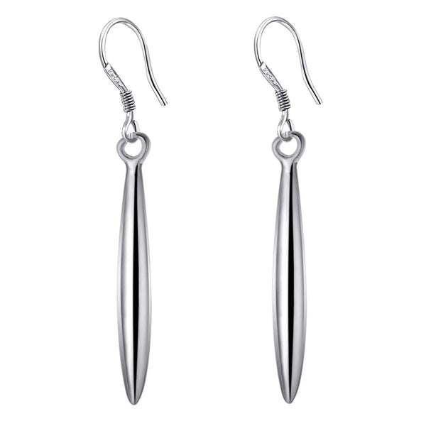 Lucky Silver - Silver Designer Pen Dangle Earrings - LOCAL STOCK - LSE212