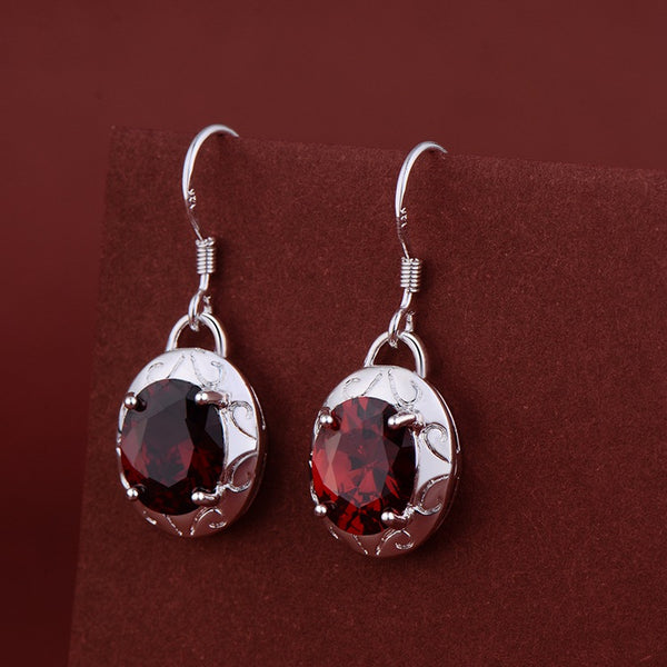 Silver Earrings LSE245