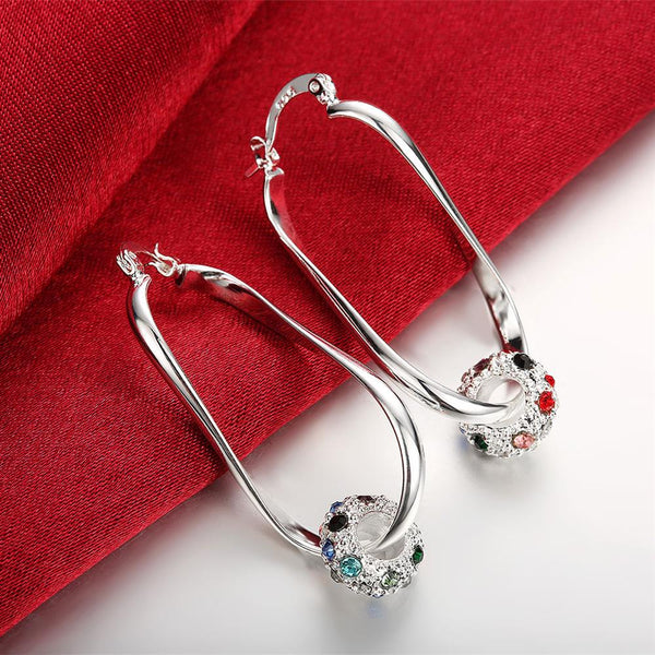 Silver Earrings LSE245