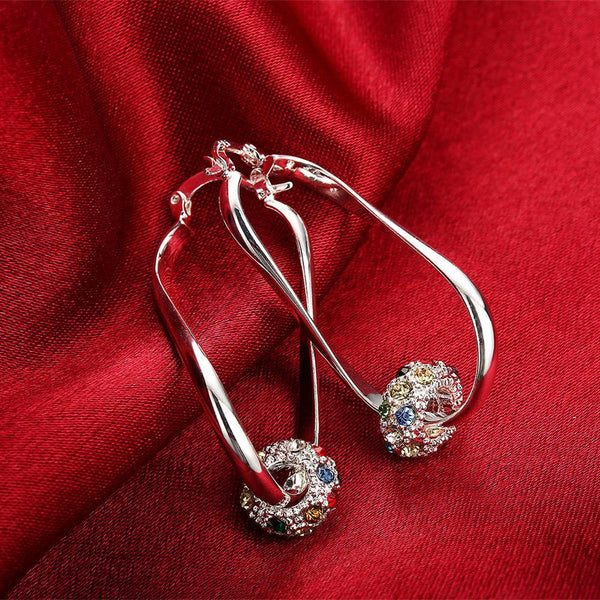 Silver Earrings LSE245