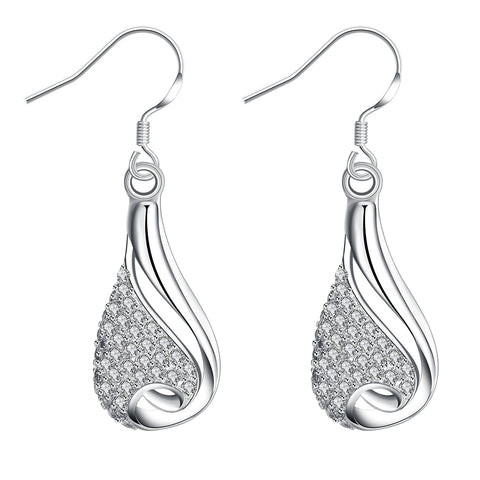 Silver Earrings LSE249