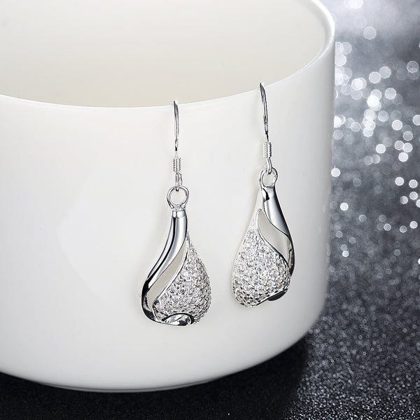 Silver Earrings LSE249