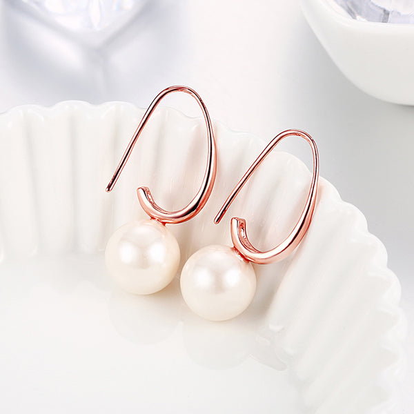 Rose Gold Earrings LSE252