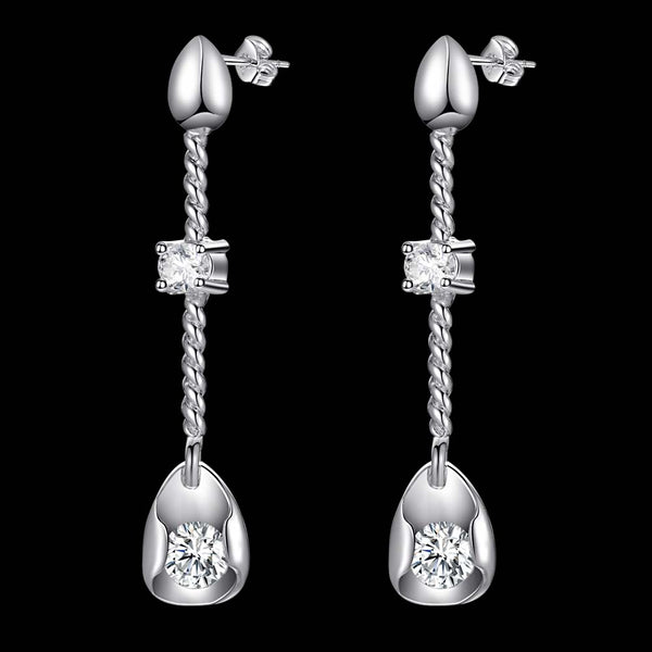 Silver Earrings LSE260