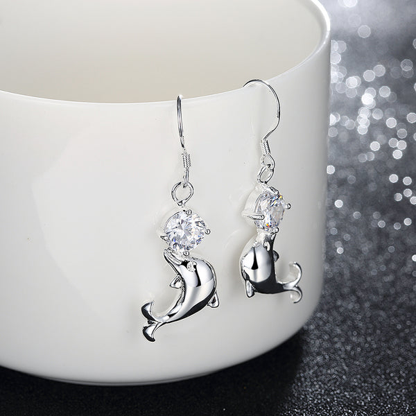 Silver Earrings LSE270