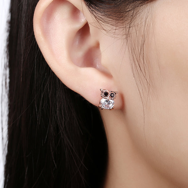 Rose Gold Earrings LSE276