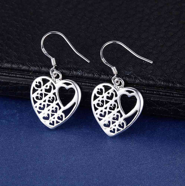 Silver Earrings LSE340