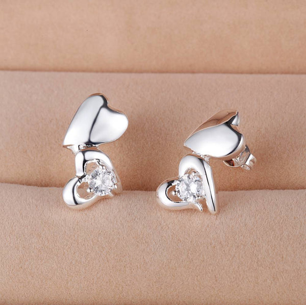 Silver Earrings LSE387
