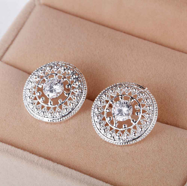 Silver Earrings LSE389