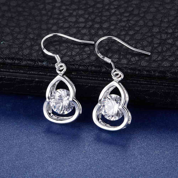 Silver Earrings LSE390
