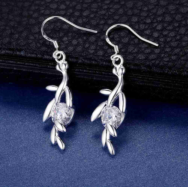 Silver Earrings LSE393