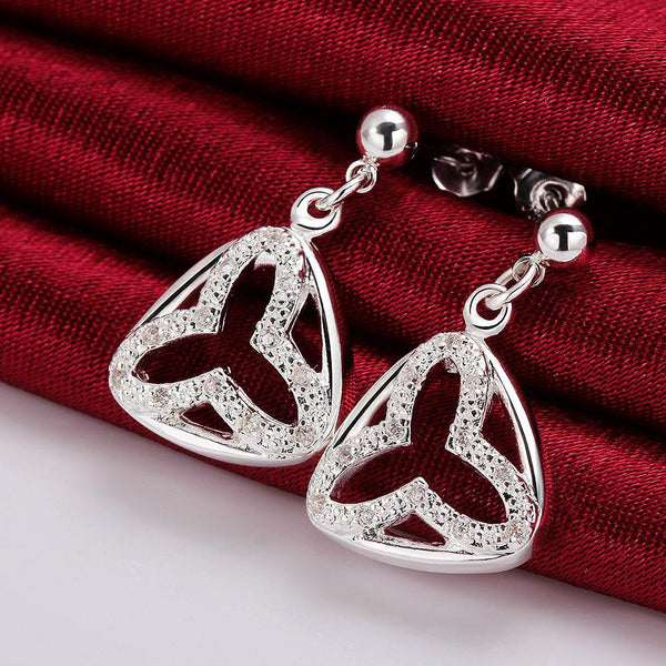 Silver Earrings LSE396
