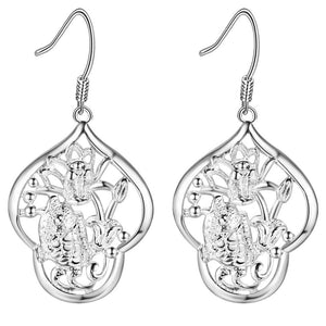 Silver Earrings LSE408